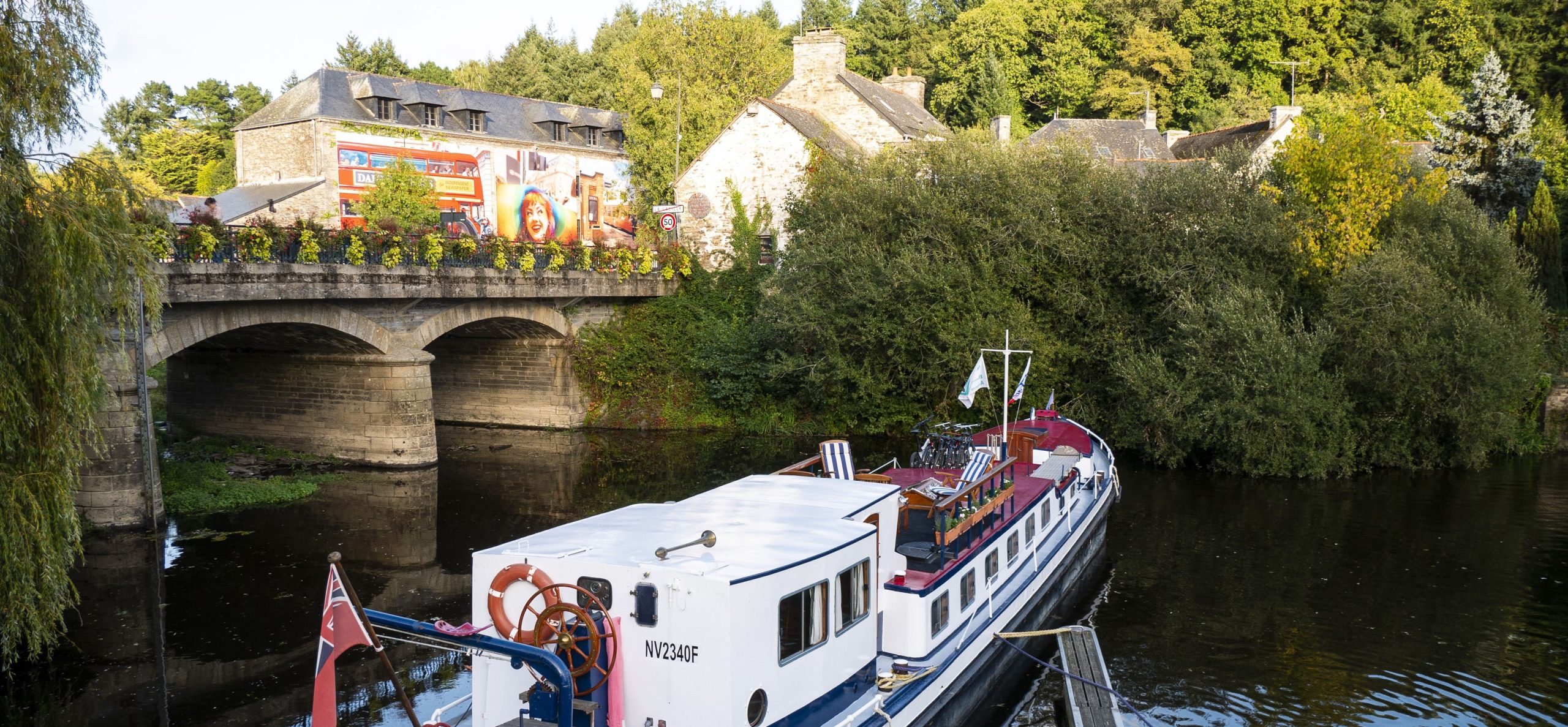 Nymphea cruising in picturesque Brittany