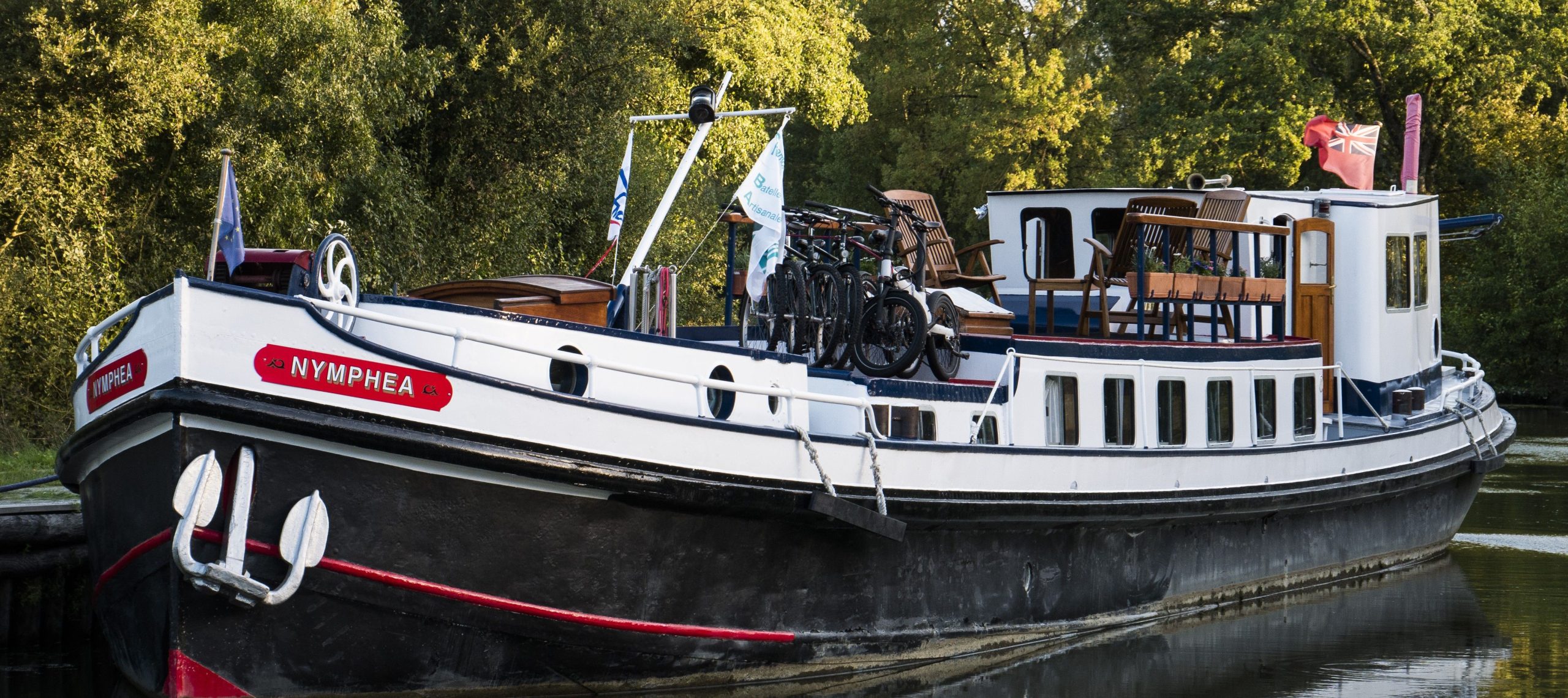 Nymphea cruising in picturesque Brittany